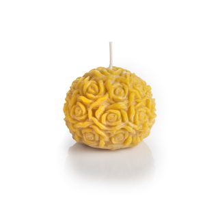 Sveča CVETLIČNA KROGLA iz čebeljega voska